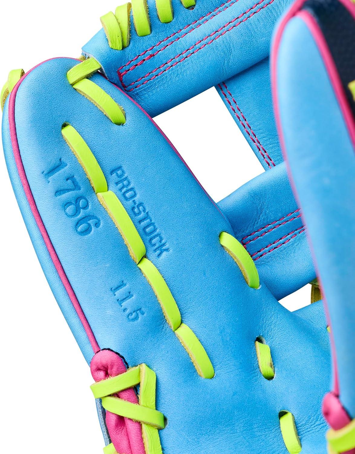 imageWilson Spring 2026 A2000 Baseball GlovesSky BlueNavyOptic Yellow