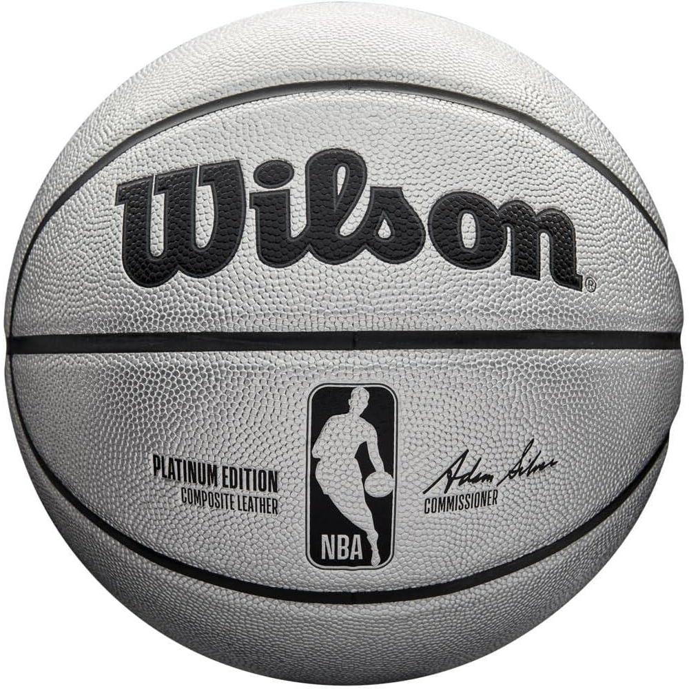 imageWILSON NBA Alliance Series Basketballs Size 7 and Mini SizePlatinum