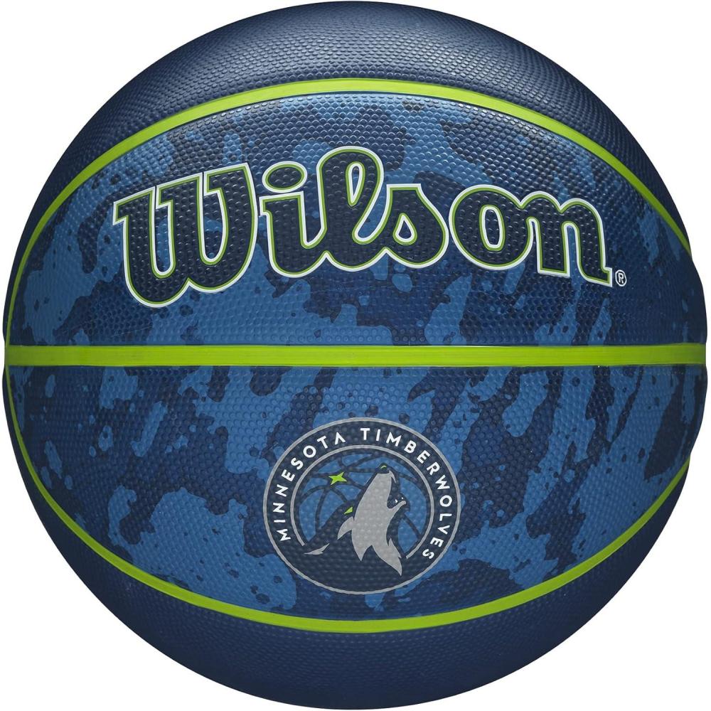 imageWILSON NBA Team Tiedye Basketballs Size 7295Minnesota Timberwolves