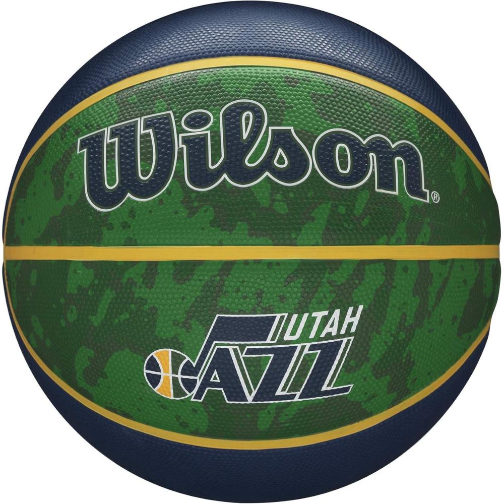 imageWILSON NBA Team Tiedye Basketballs  Size 7295Utah Jazz