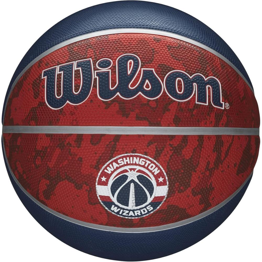 imageWILSON NBA Team Tiedye Basketballs Size 7295Washington Wizards