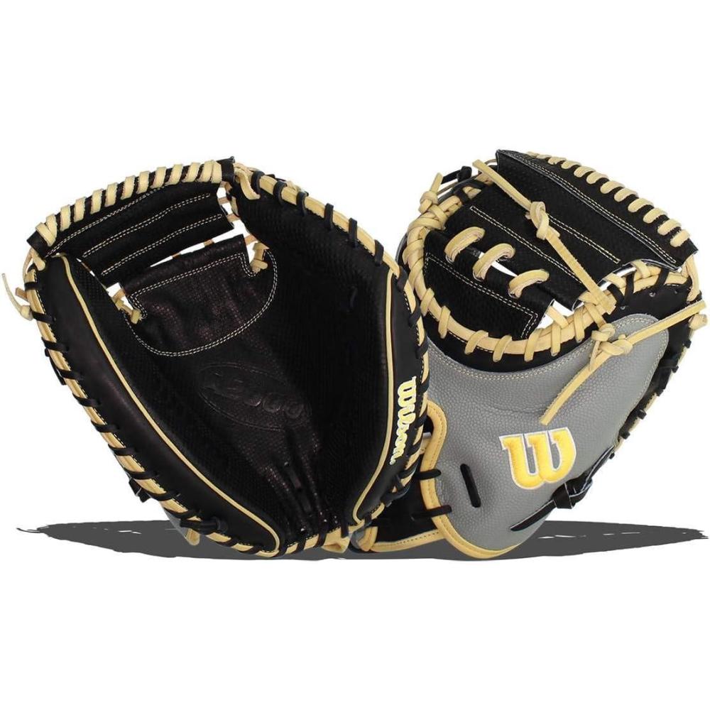 imageWilson A2000 Catchers Mitts 33 335 and 34GreyBlackBlonde
