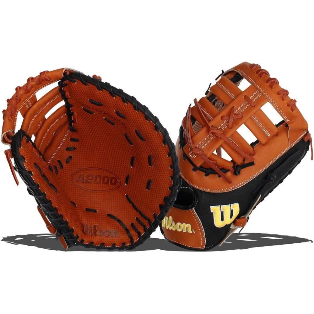 imageWilson A2000 First Base Baseball Mitts 1225 and 125CopperBlack