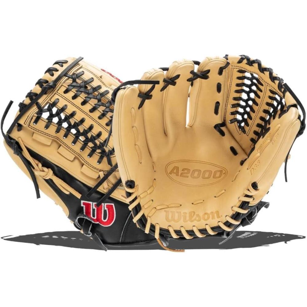 imageWilson A2000 Pitchers Baseball Gloves 1175 and 12BlondeBlack