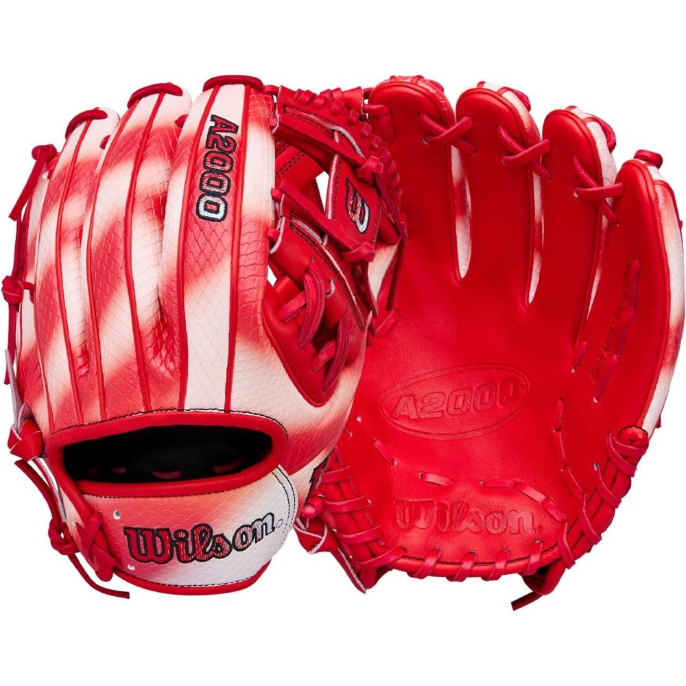 imageWilson Spring 2026 A2000 Baseball GlovesRedWhite