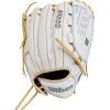 WILSON 2024 A1000 Outfield Fastpitch Softball Gloves – 12.5″(White/Blue/Blonde)