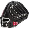 Wilson A2000 Catcher’s Mitts – 33″, 33.5″, and 34″(Black/White/Red)