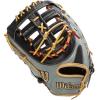 Wilson A2000 First Base Baseball Mitts – 12.25″ and 12.5″(Grey/Black)