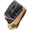 Wilson A2000 Outfield Baseball Gloves – 12.25″, 12.5″ and 12.75″(Black/Blonde/White)