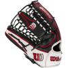 Wilson A2000 Outfield Baseball Gloves – 12.25″, 12.5″ and 12.75″(Black/White/Red)