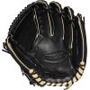 Wilson A2000 Pitcher’s Baseball Gloves – 11.75″, and 12″(Black/Saddle Tan)