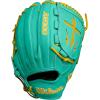 Wilson Fall 2024 A2000® Baseball Gloves(Seafoam/Yellow Gold)