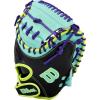 Wilson Spring 2026 A2000® Baseball Gloves(Black/Seafoam/Optic Yellow)