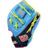 Wilson Spring 2026 A2000® Baseball Gloves(Sky Blue/Navy/Optic Yellow)
