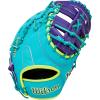 Wilson Spring 2026 A2000® Baseball Gloves(Teal/Purple)
