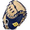 Wilson Winter 2024 A2000® Baseball Gloves(Navy/Blonde)