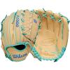 Wilson Spring 2026 A2000® Baseball Gloves(Blonde/ Seafoam /Purple)