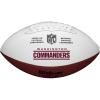 Wilson Wilson NFL Live Team Autograph Football(Washington Commanders)