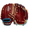 Wilson Winter 2024 A2000® Baseball Gloves(Brick/Tropical Blue-X/Blonde)