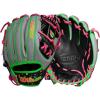 Wilson Winter 2024 A2000® Baseball Gloves(Grey/Green/Pink)