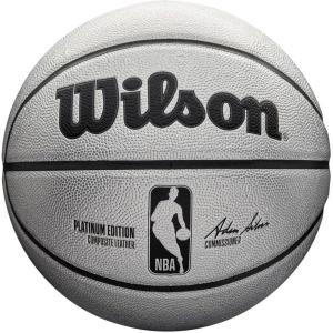 WILSON NBA Alliance Series Basketballs – Size 7 and Mini Size(Platinum)