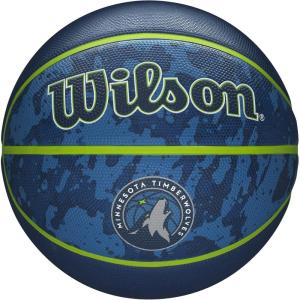 WILSON NBA Team Tiedye Basketballs – Size 7-29.5″(Minnesota Timberwolves)