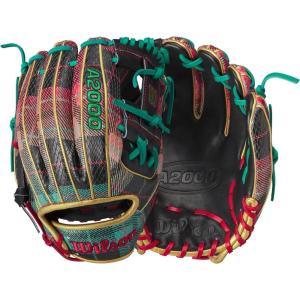 Wilson 2024 Christmas Plaid A2000 1786SS 11.5” Infield Baseball Glove – Right Hand Throw