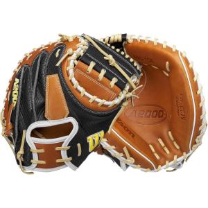 Wilson A2000 Catcher’s Mitts – 33″, 33.5″, and 34″(Black/Blonde/White)