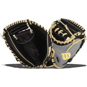 Wilson A2000 Catcher’s Mitts – 33″, 33.5″, and 34″(Grey/Black/Blonde)