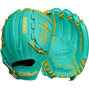 Wilson Fall 2024 A2000® Baseball Gloves(Seafoam/Yellow Gold)