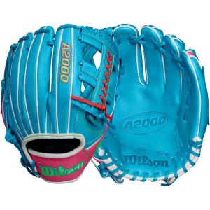 Wilson Fall 2024 A2000® Baseball Gloves(Sky Blue/Flamingo)