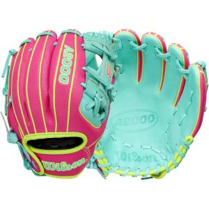 Wilson Spring 2026 A2000® Baseball Gloves(Flamingo / Seafoam / Optic Yellow)