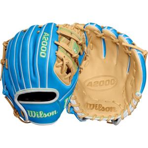 Wilson Winter 2024 A2000® Baseball Gloves(Sky Blue/Blonde)