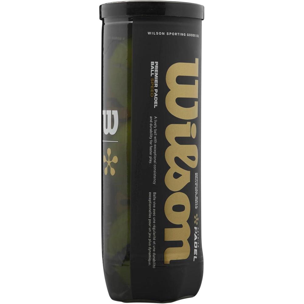 imageWILSON Premier Padel Speed Ball Yellow 3 Pack