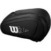 WILSON Bela DNA Super Tour Padel Bag – Holds up to 6 Paddles, Black