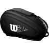 WILSON Bela DNA Super Tour Padel Bag – Holds up to 6 Paddles, Black