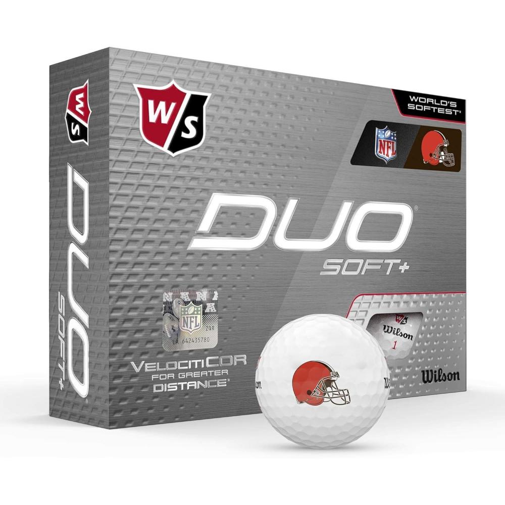 imageWILSON Staff Duo SoftSoftNFL Golf Ball