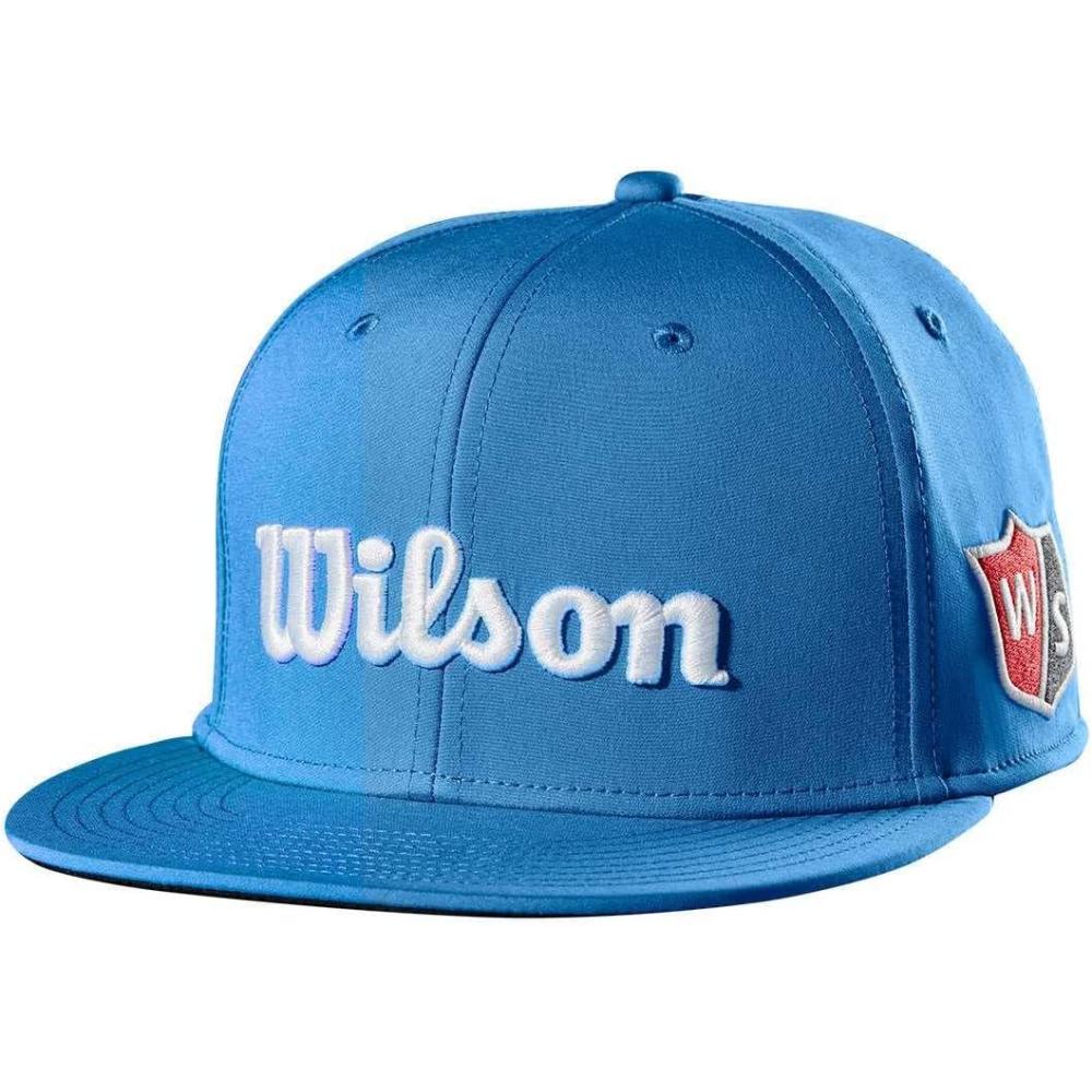 imageWilson Staff Golf Hat Flat BrimCurved BrimVisorBlue