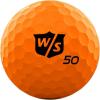 WILSON Staff Fifty Elite Golf Ball, Orange