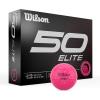 WILSON Fifty Elite Golf Balls – 12 Pack(Pink)