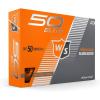 WILSON Staff Fifty Elite Golf Ball, Orange