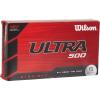 WILSON Ultra 500 Straight Golf Ball (15-Pack), White