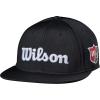 Wilson Staff Golf Hat (Flat Brim/Curved Brim/Visor)(Black/White)