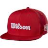 Wilson Staff Golf Hat (Flat Brim/Curved Brim/Visor)(Red)