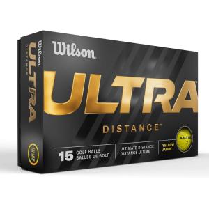 Wilson 23′ Ultra Golf Balls – 15 Pack(Yellow)