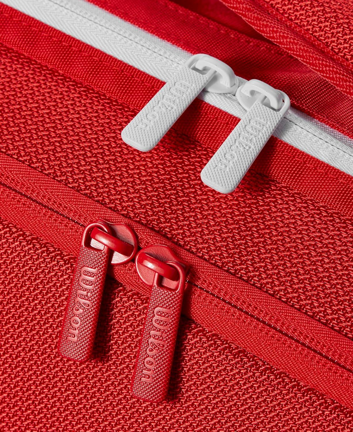 imageWILSON 2025 Super Tour Red Tennis Racket Bags RedWhiteRacket Bag Holds up to 6 Rackets