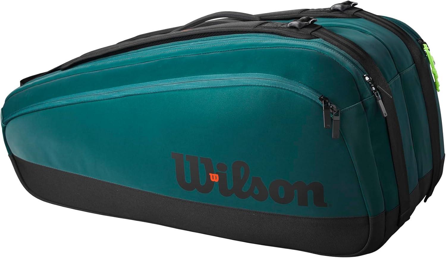 imageWILSON Blade V9 Super Tour Tennis Racket Bags GreenBlackGreenBlack