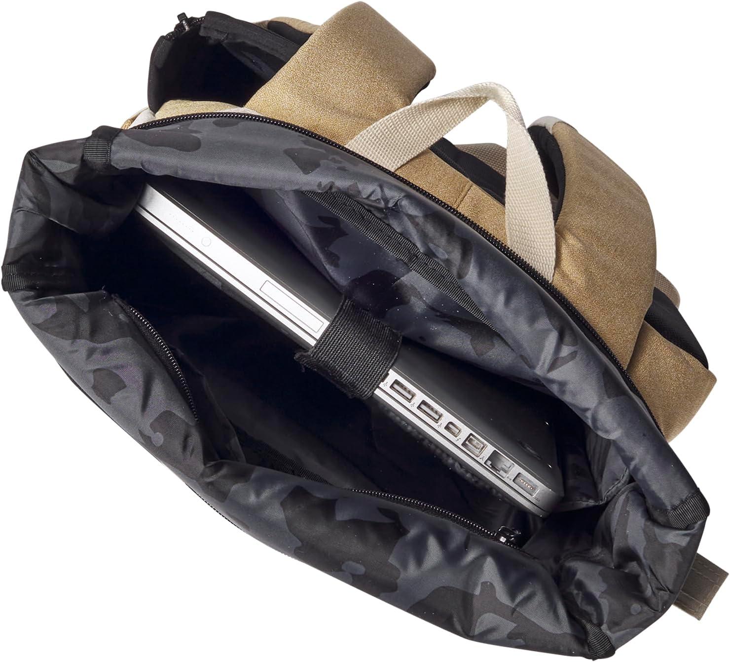 imageWILSON Lifestyle Foldover Tennis Backpack Khaki Holds up to 2 Rackets