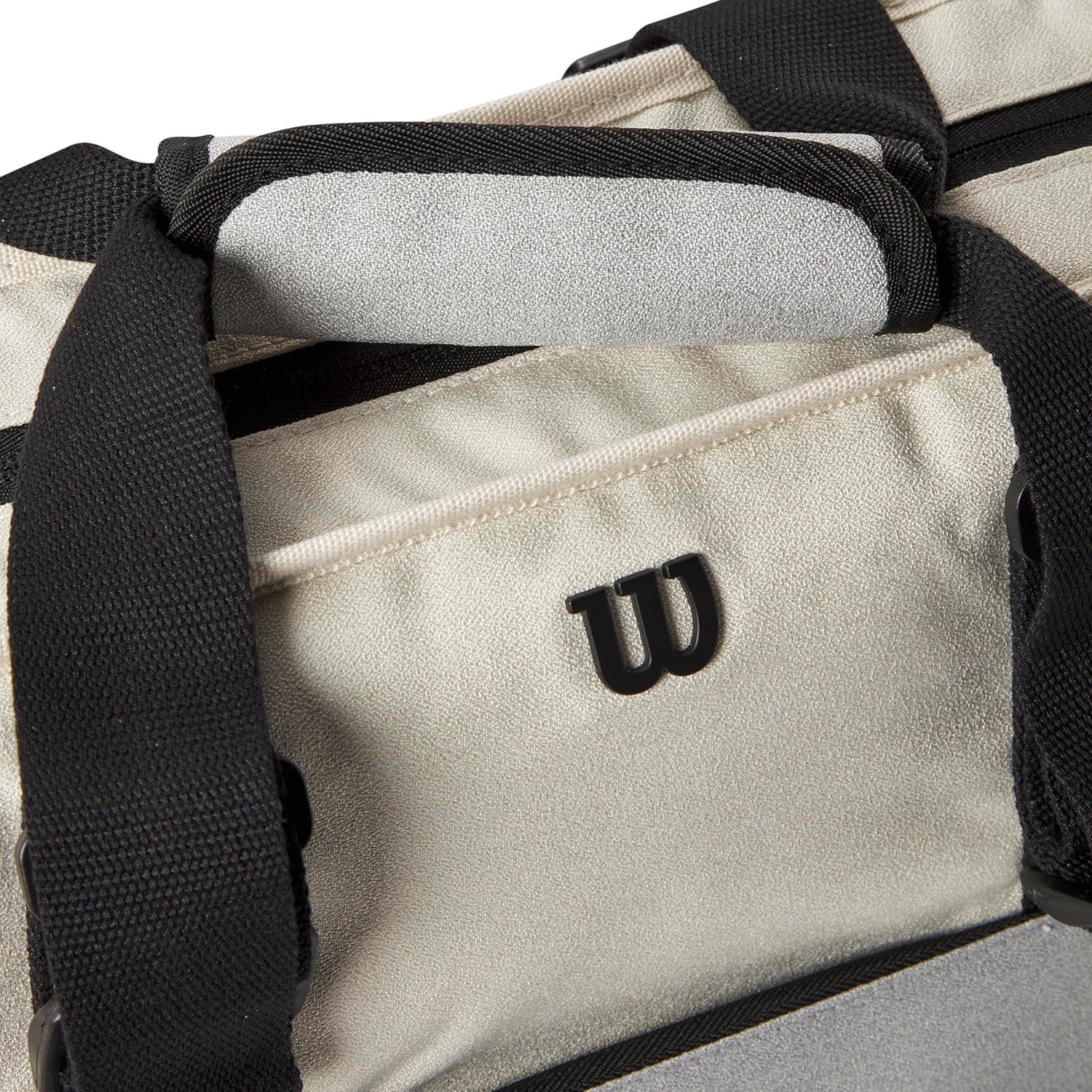 imageWILSON Lifestyle Tote Tennis Racket Bag GreyBlue Holds up to 2 Rackets