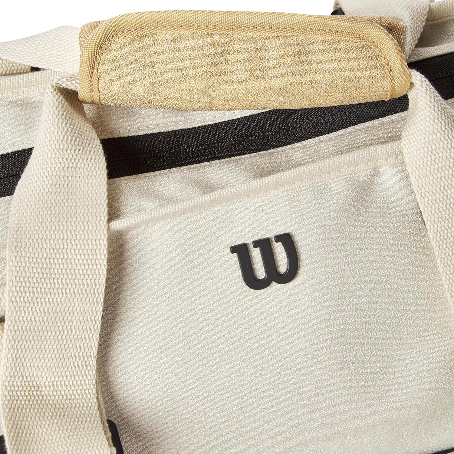 imageWILSON Lifestyle Tote Tennis Racket Bag Khaki Holds up to 2 Rackets
